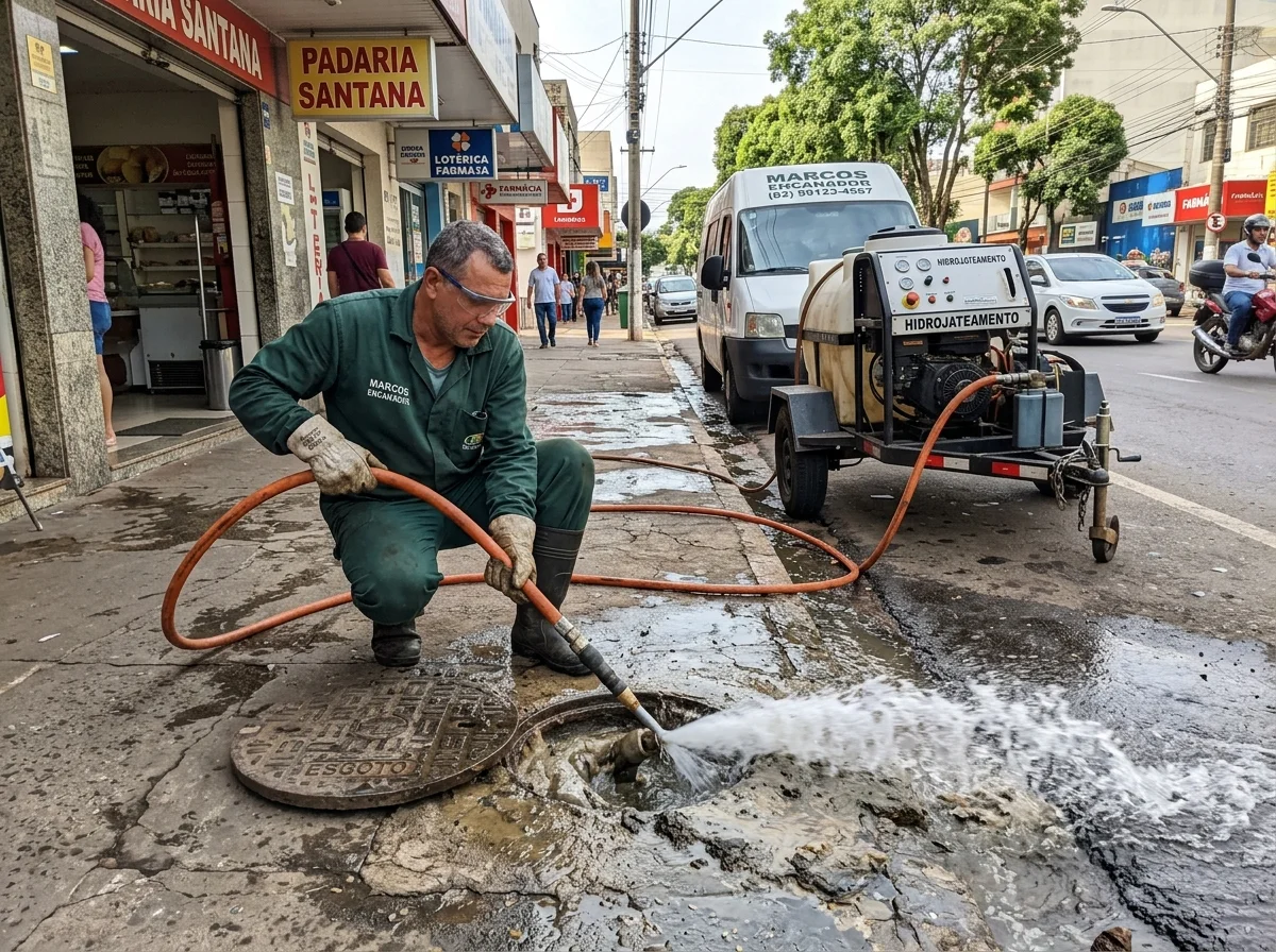 Hidrojateamento de Alta Pressão em Goiânia